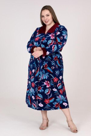 Халат Фиалка бордо ХГ-66-2