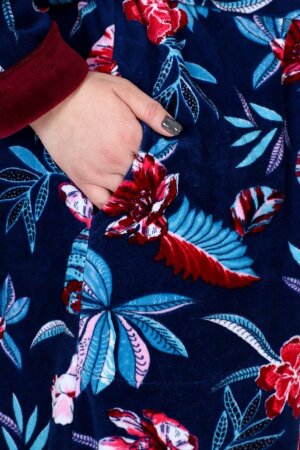 Халат Фиалка бордо ХГ-66-2